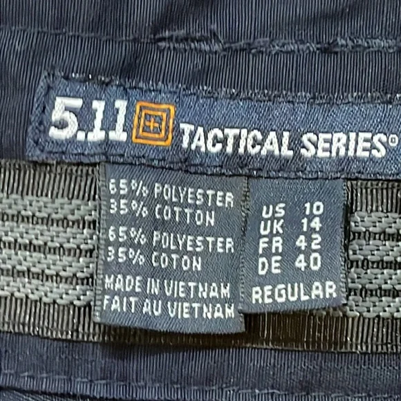 5.11 Tactical Series Women’s Size 10 Cargo Pants Tons of pockets waist grippers - Picture 5 of 14